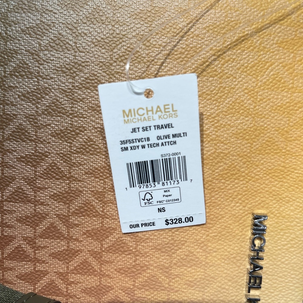 MICHAEL KORS Jet Set Sm Ombré Signature Logo Crossbody Case Apple Airpods Pro - Picture 13 of 16